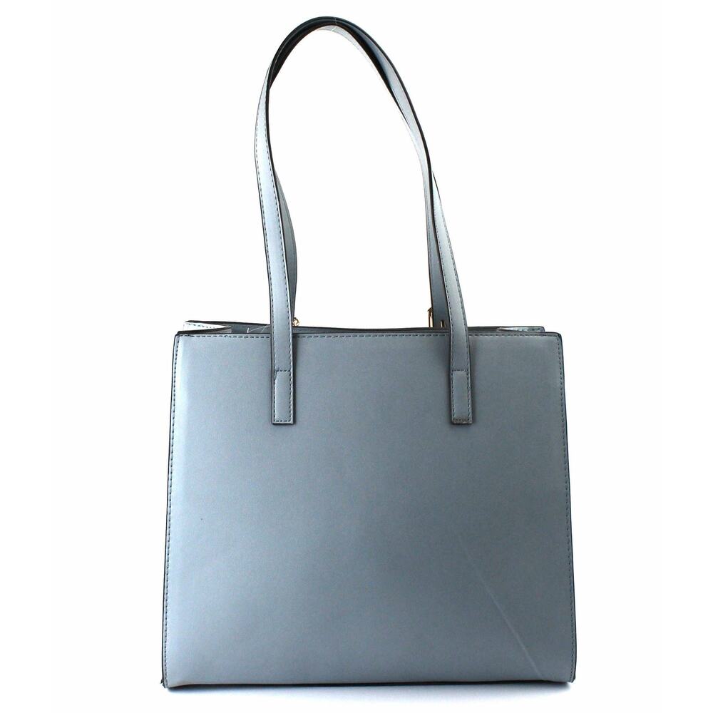 AR New York Satchel Handbag Women OS Pink 2in1 Zip Vegan Chic Minimalist NWT - Picture 4 of 16
